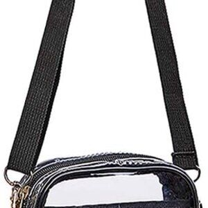 Clear Crossbody Purse Bag, Stadium Approved for Concerts, Festivals